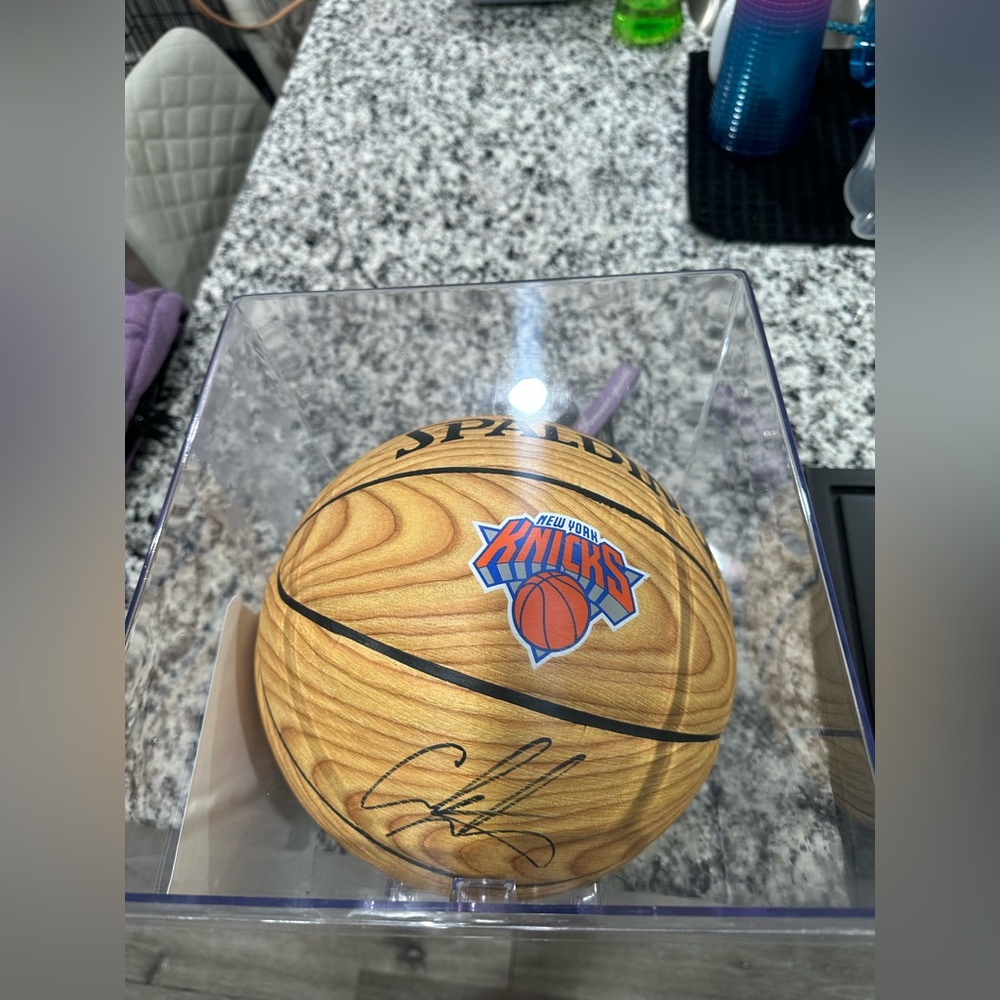 Signed basketball